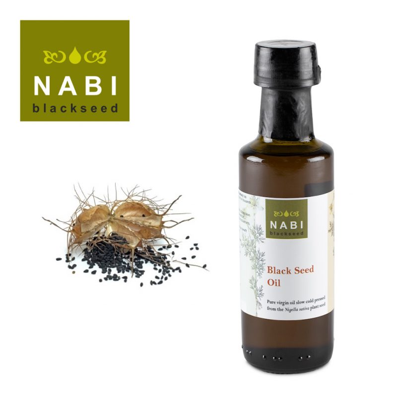 black seed oil bottle nabi